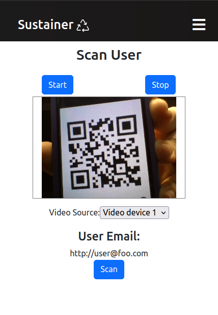 scanner for user