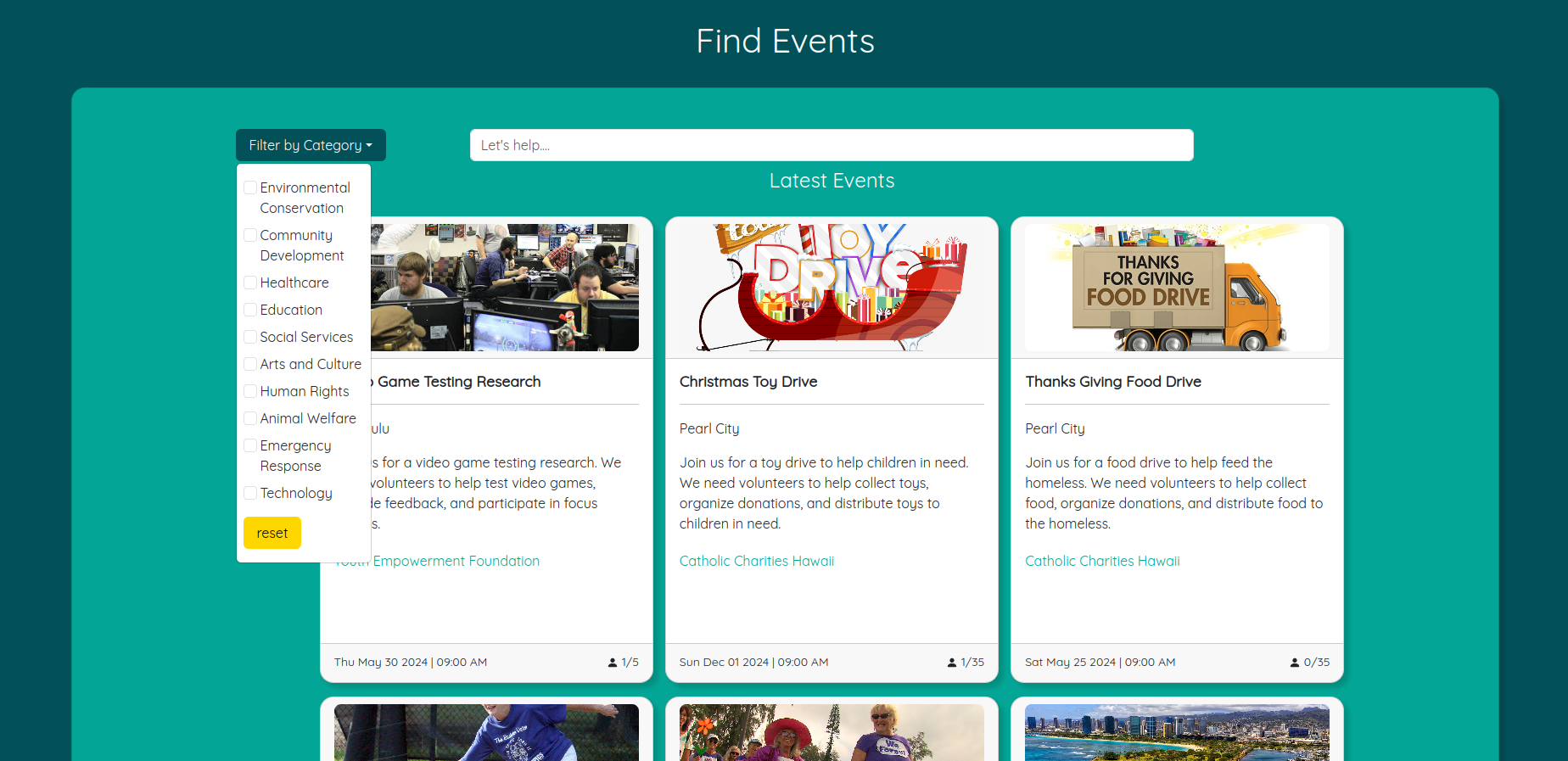 Search Page